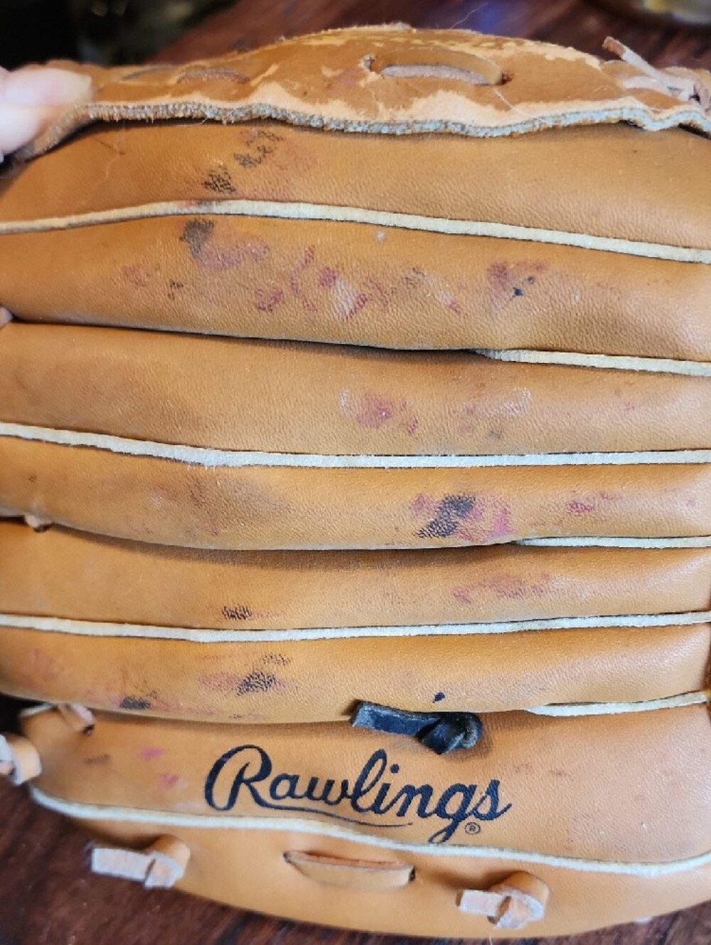 Vintage Rawlings RBG 129 11" Left Hand Thrower Baseball Glove - Picture 7 of 7